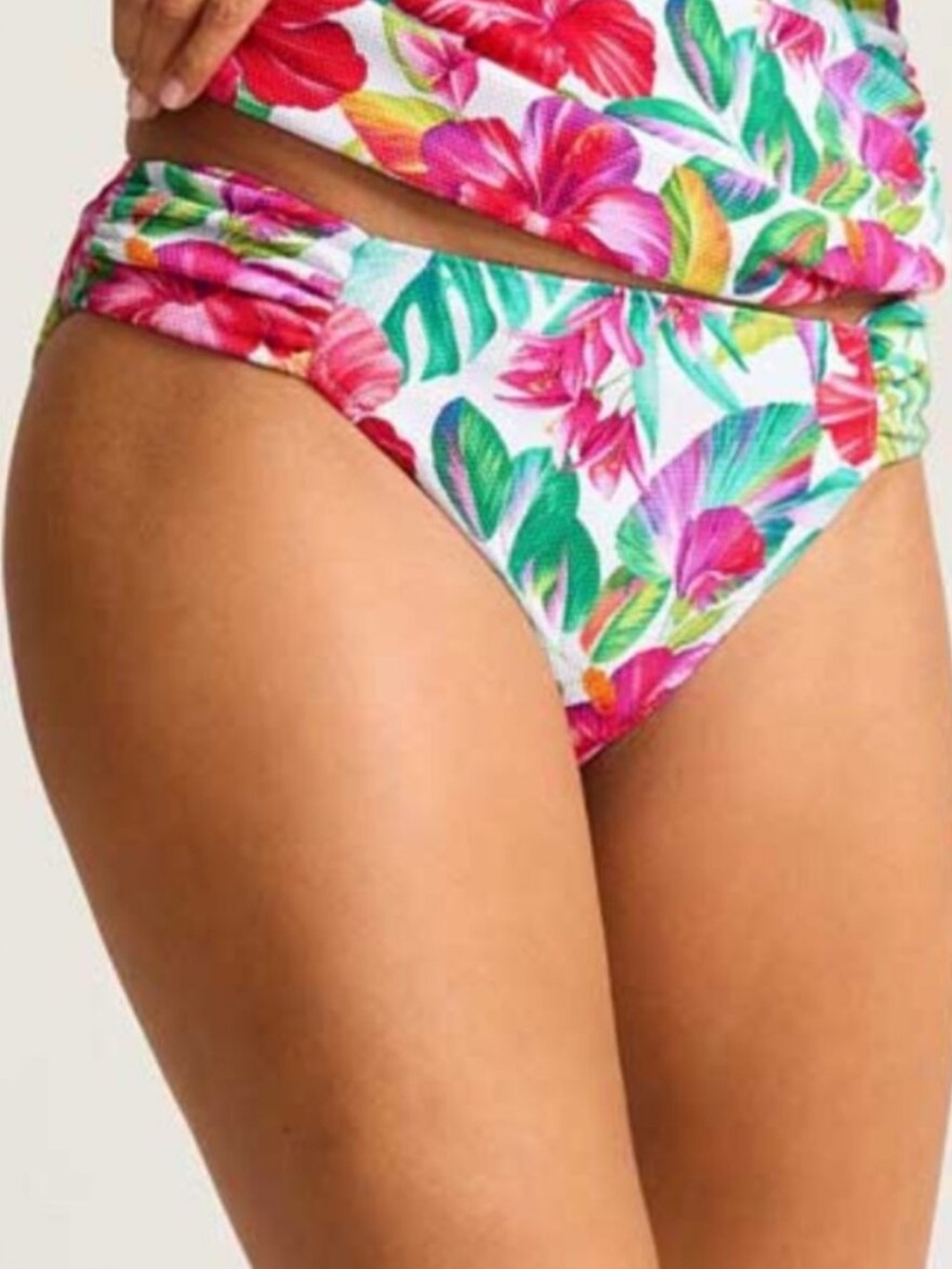 Tommy Bahama Island Cays Fiesta Reversible Hipster Bikini Bottoms SZ L NWT